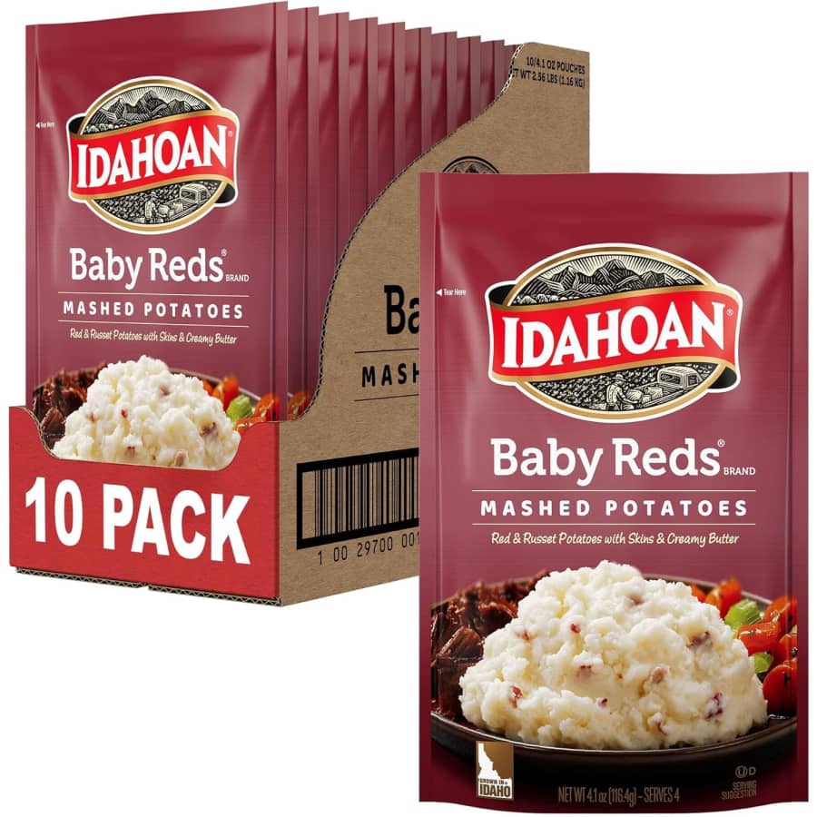 Idahoan Baby Reds Mashed Potatoes 10-Pack: $7.20 Idahoan Baby Reds Mashed Potatoes 10-Pack: $7.20