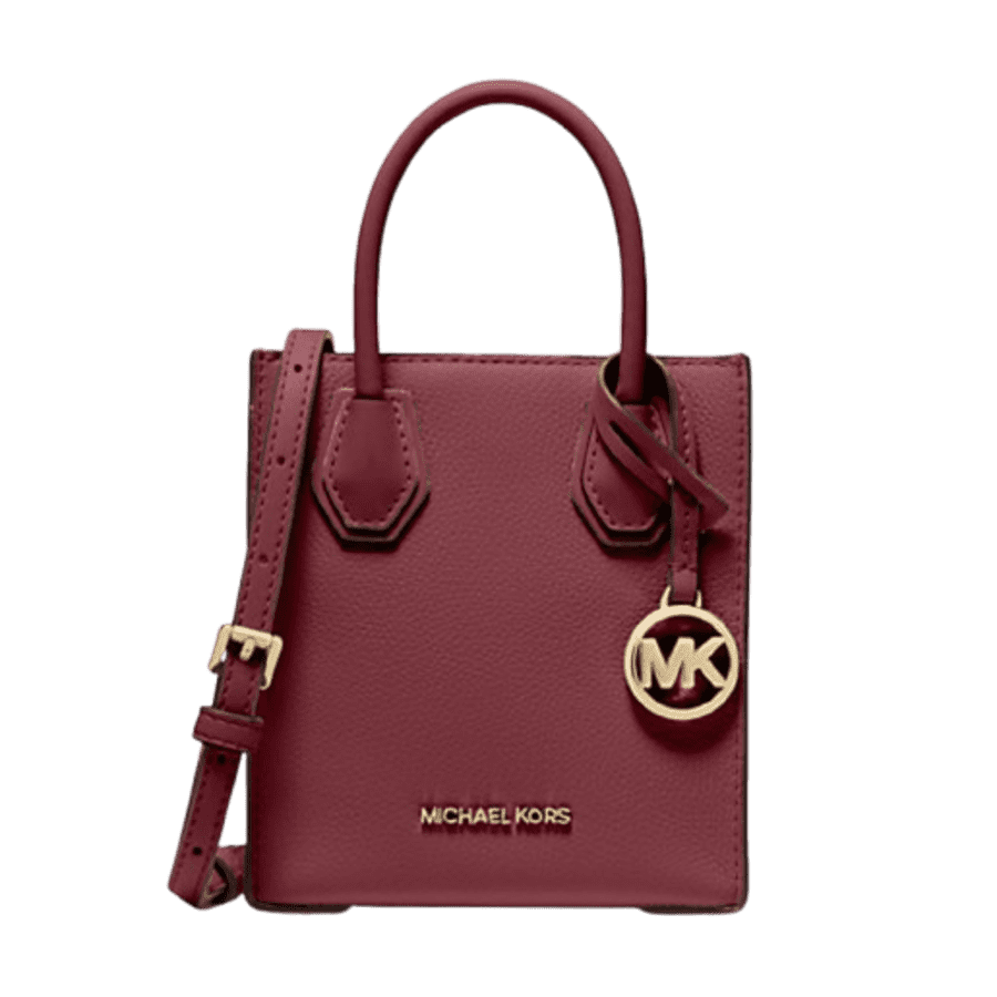 Michael Kors Mercer Extra-Small Pebbled Leather Crossbody Bag: $53