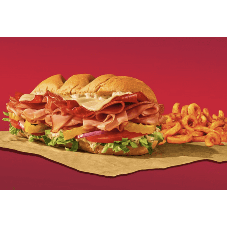 Arby's Loaded Deal: Free large fries when you buy a Loaded Italian Arby's Loaded Deal: Free large fries when you buy a Loaded Italian