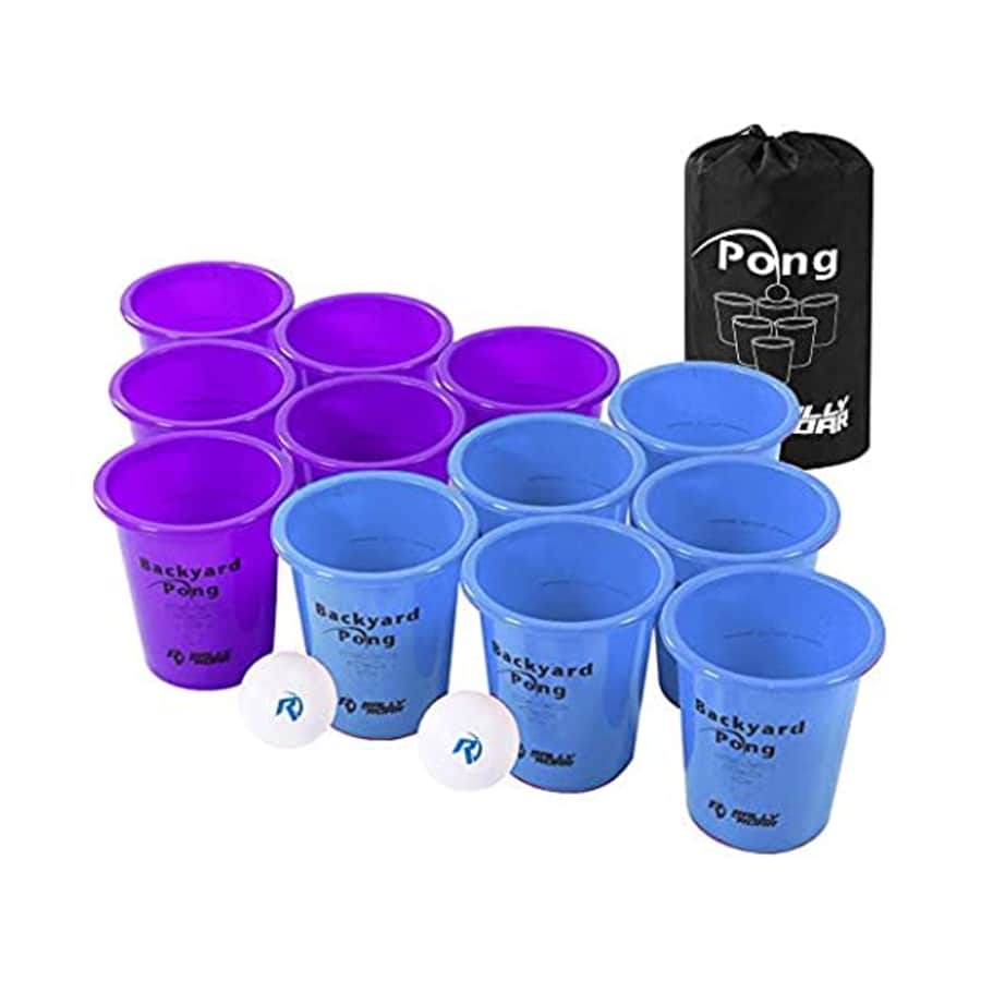 Rally and Roar Jumbo Tailgate Beer Pong Set: $18