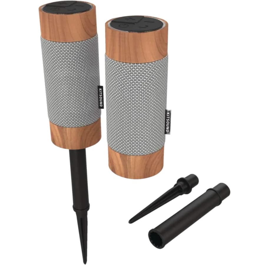Kitsound Diggit2 Weatherproof Stereo Speakers 2-Pack: $29.99