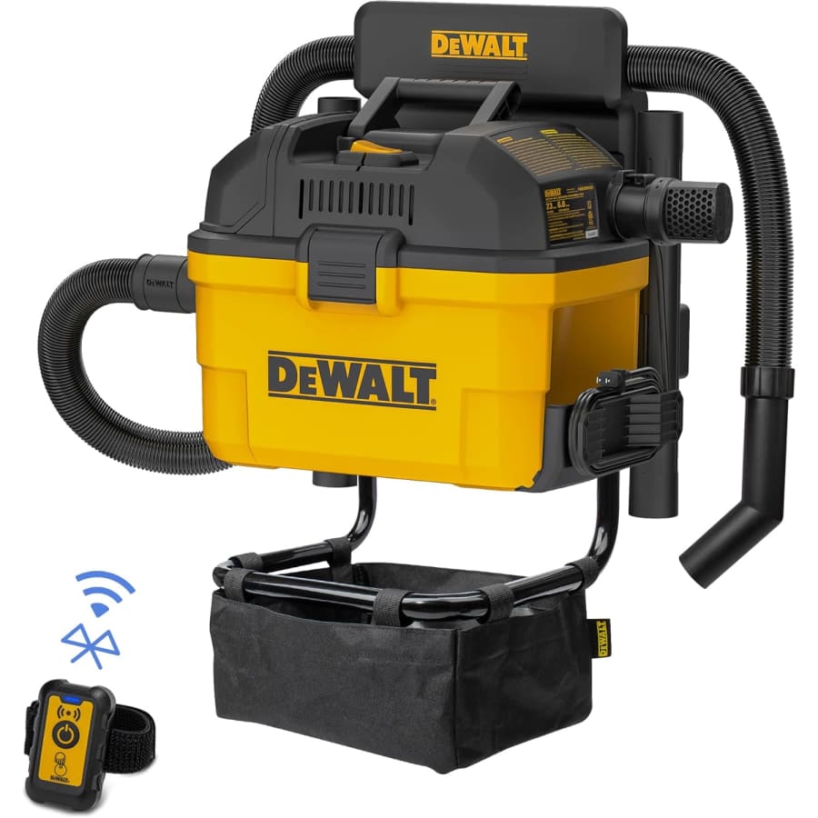 DeWalt 6-Gallon Wall-Mounted Wet Dry Vacuum Cleaner: $150