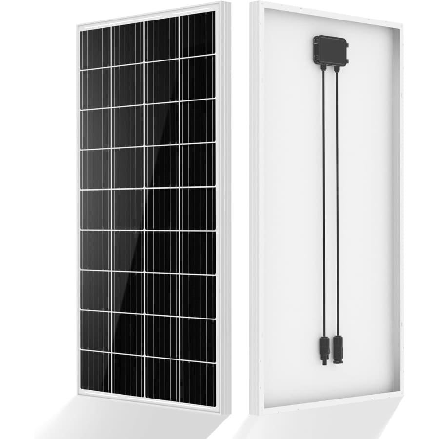 Eco-Worthy 100W Solar Panel 12V Monocrystalline Solar Panel: $59 Eco-Worthy 100W Solar Panel 12V Monocrystalline Solar Panel: $59