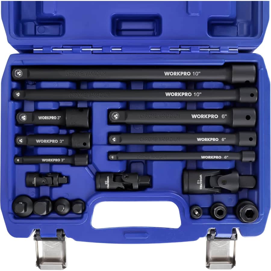 WorkPro 18-Piece Drive Tool Accessory Set: $35 WorkPro 18-Piece Drive Tool Accessory Set: $35