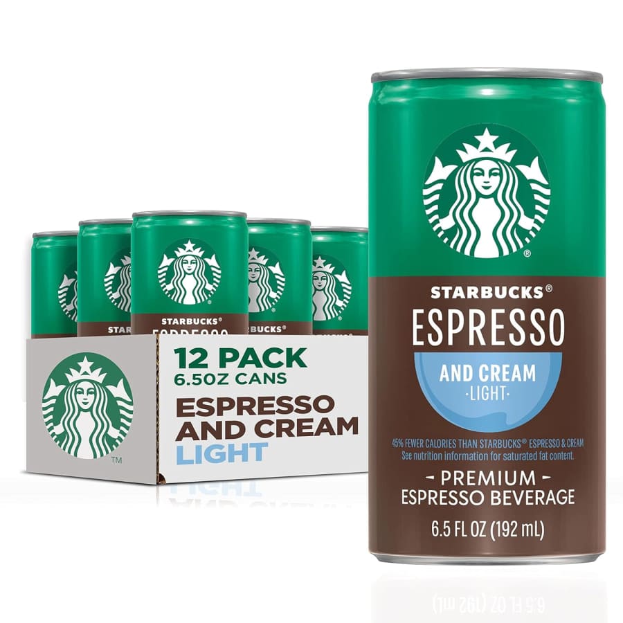 Starbucks Ready to Drink Coffee, Espresso & Cream Light 6.5-oz. 12-Pack: $16 via Subscribe & Save Starbucks Ready to Drink Coffee, Espresso & Cream Light 6.5-oz. 12-Pack: $16 via Subscribe & Save