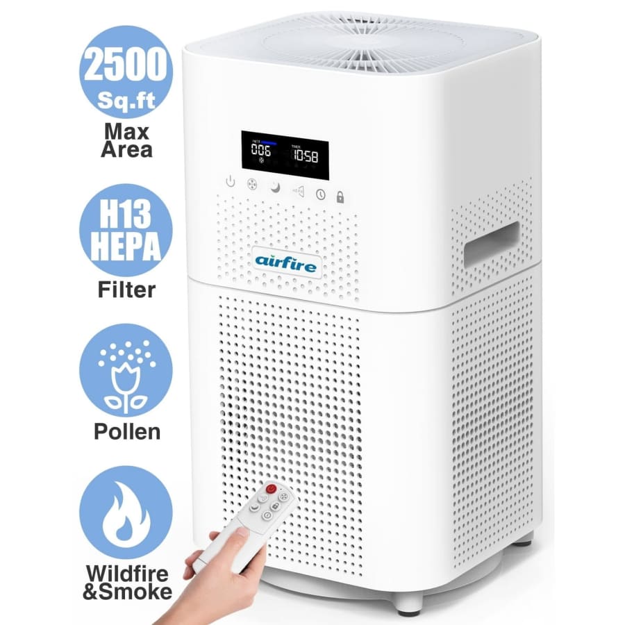 Airfire AP401 HEPA Air Purifier for up to 2,500-sq. ft. Rooms: $65.99
