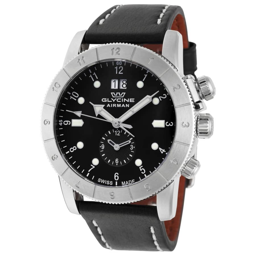 Glycine Men's Airman GMT Quartz Watch: $190 Glycine Men's Airman GMT Quartz Watch: $190