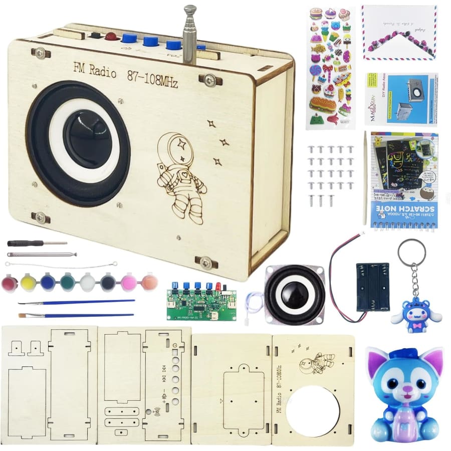 Magixun Kids' STEM DIY Radio Kit: $7.37