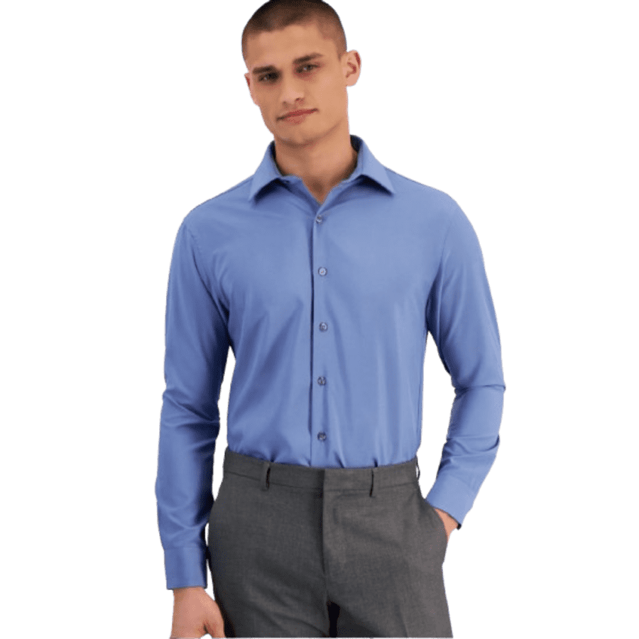 Alfani Men's Slim Fit 4-Way Stretch Dress Shirt: $11 Alfani Men's Slim Fit 4-Way Stretch Dress Shirt: $11