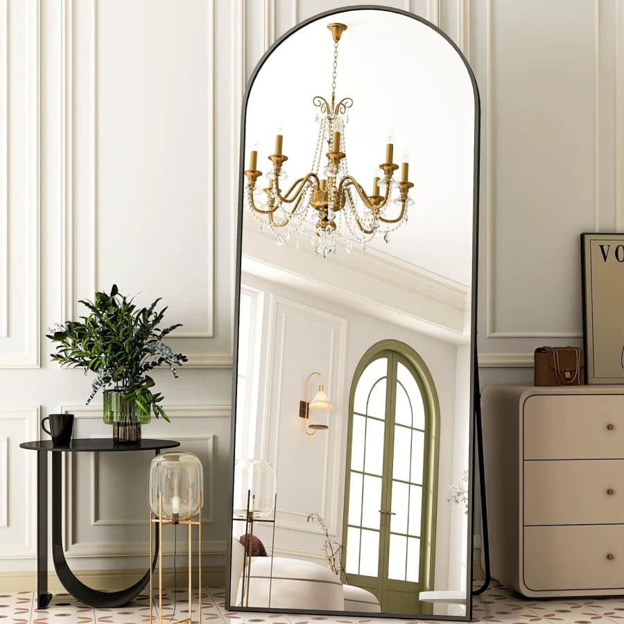 Modern 71" x 26" Arched Full-Length Mirror: $72 Modern 71" x 26" Arched Full-Length Mirror: $72