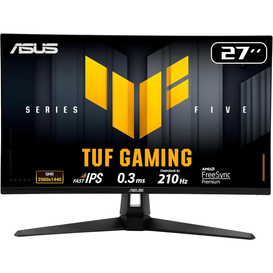 ASUS TUF Gaming 27" 1440p HDR 210Hz IPS FreeSync Gaming Monitor: $199 ASUS TUF Gaming 27" 1440p HDR 210Hz IPS FreeSync Gaming Monitor: $199