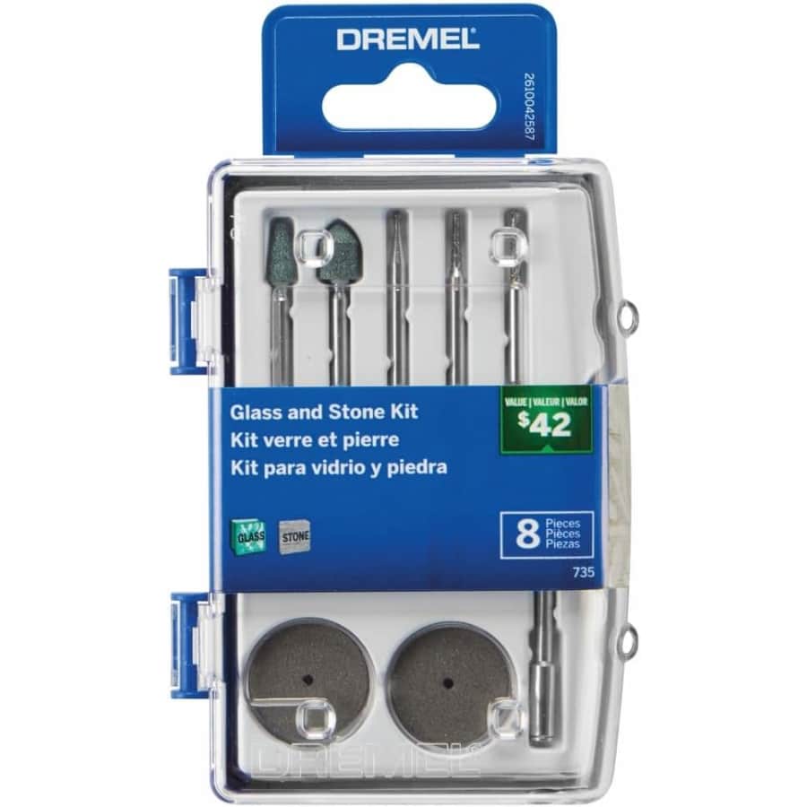Dremel 8-Piece Glass and Stone Accessory Micro Kit: $12