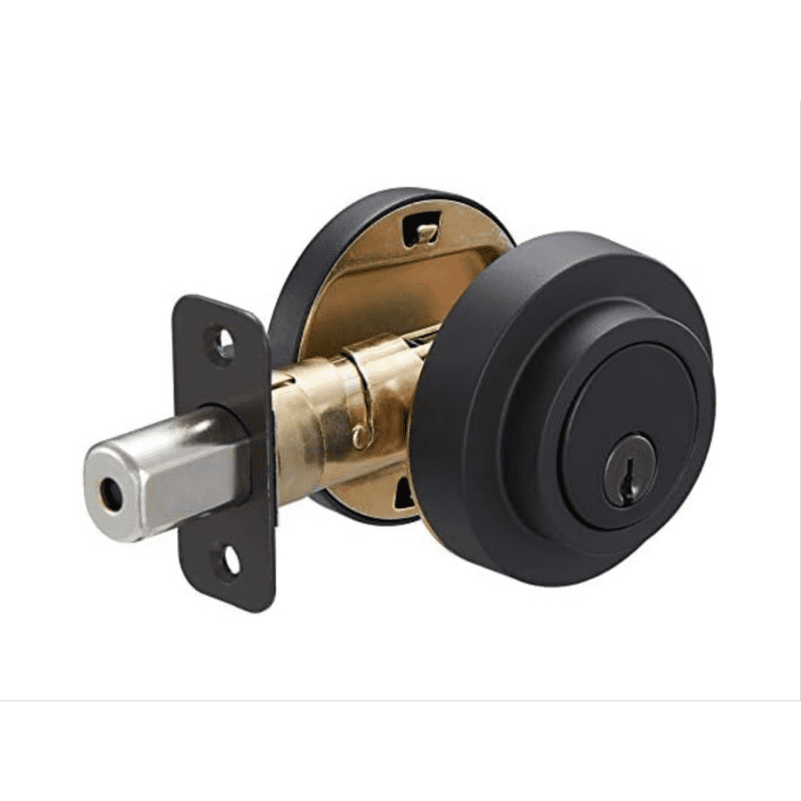Amazon Basics Contemporary Round Deadbolt Key Lock 6-Pack: $45
