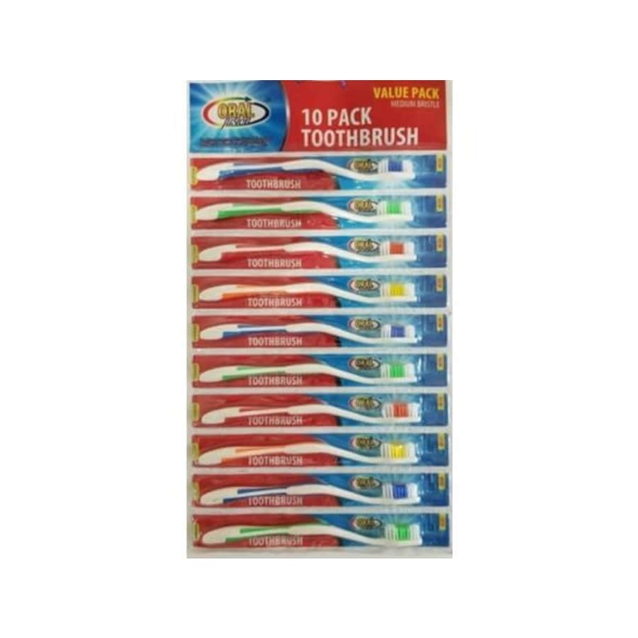 Oral Fusion Medium Bristle Toothbrushes 20-Count: $8