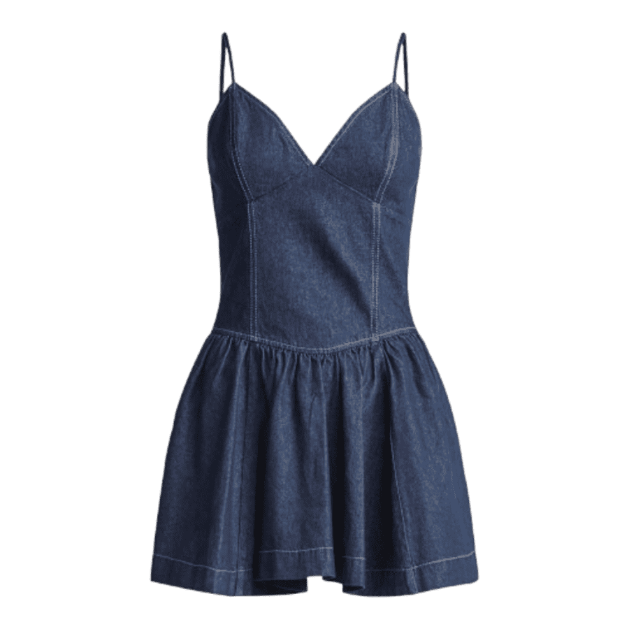 Scoop Women's Denim Corset Mini Dress: $9