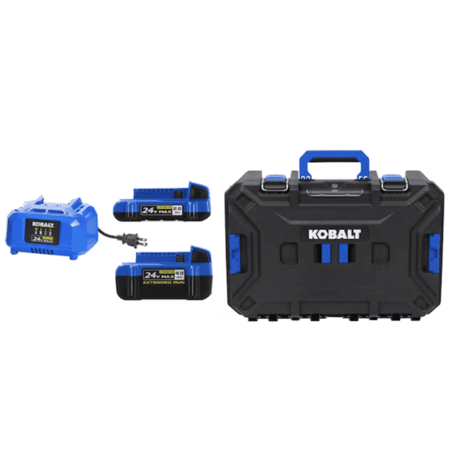 Kobalt 24V 2-Battery Starter Kit: $99 w/ free tool worth up to $139 Kobalt 24V 2-Battery Starter Kit: $99 w/ free tool worth up to $139