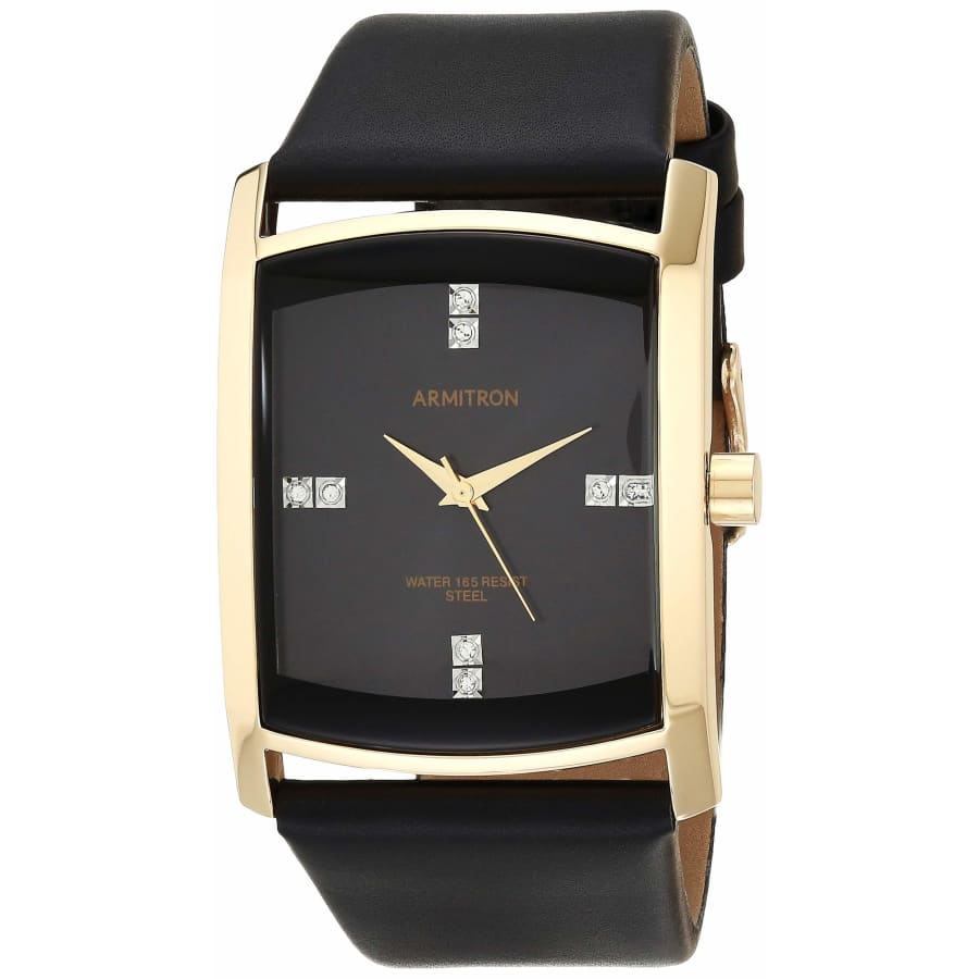 Armitron Men's Crystal Accented Leather Strap Watch: $20.00 Armitron Men's Crystal Accented Leather Strap Watch: $20.00