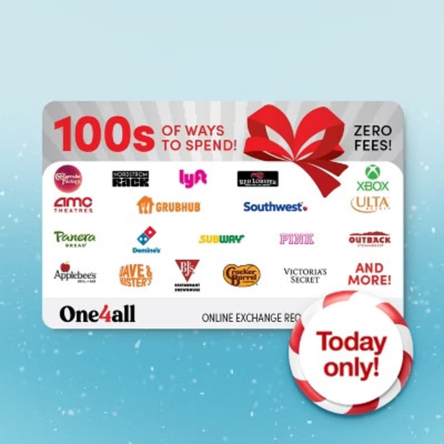 $15 Target Gift Card: Free w/ $100 gift card purchase