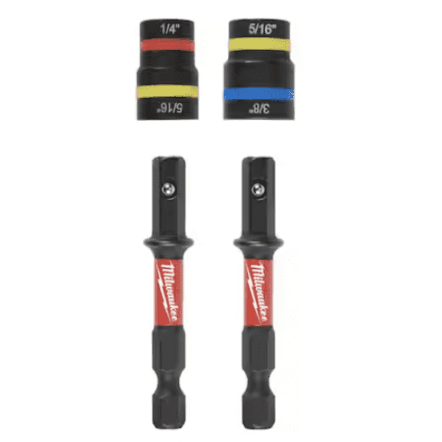 Milwaukee Shockwave Impact-Duty 2-in-1 Magnetic Nut Driver Set: $12