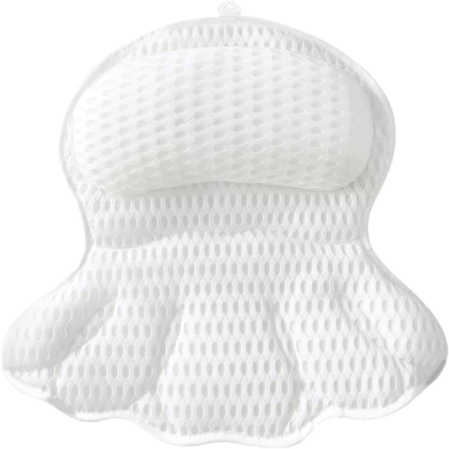 Air Mesh Bath Pillow: $4.6