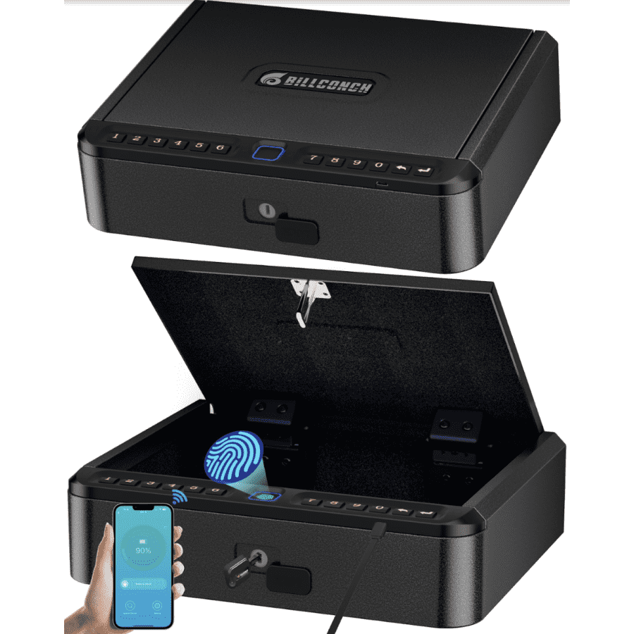 BillConch Biometric Gun Safe: $39.59