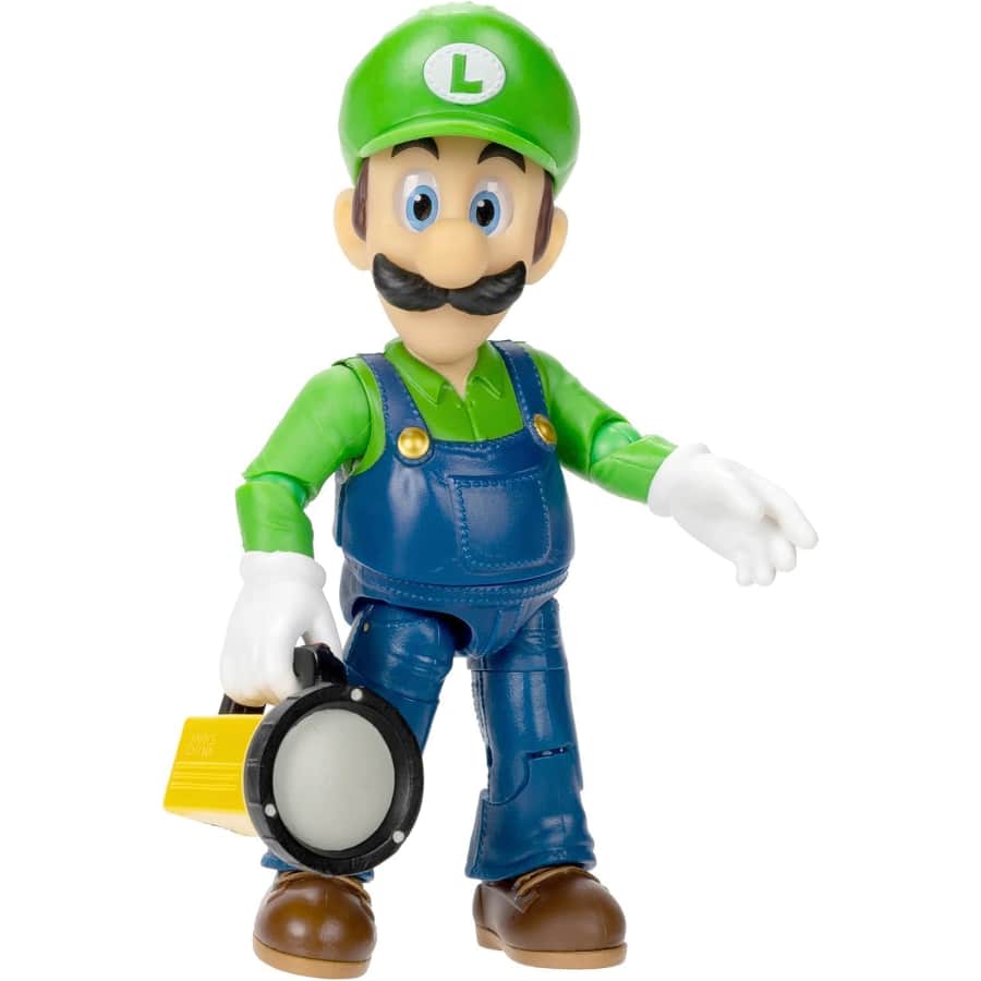 Super Mario Bros Movie 5" Luigi Figure with Flashlight: $5.75 Super Mario Bros Movie 5" Luigi Figure with Flashlight: $5.75