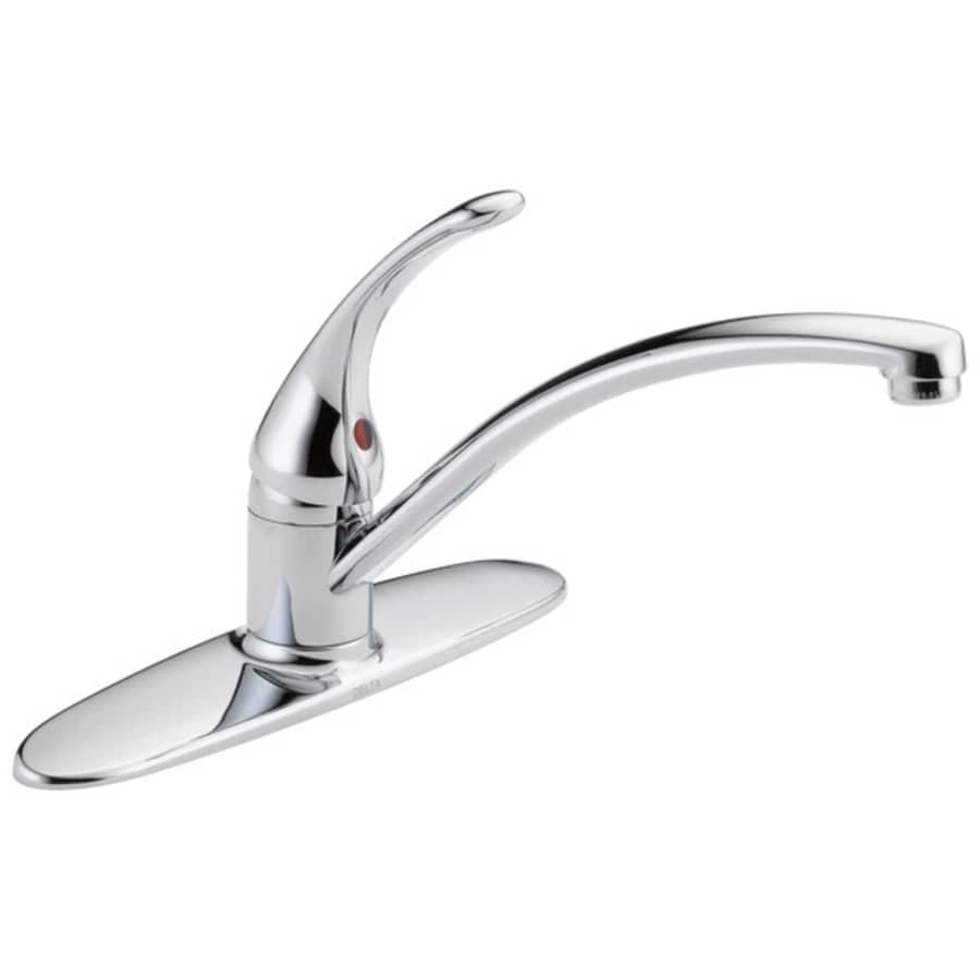 Certified Refurb Delta Faucet Foundations 1-Handle Kitchen Faucet: $25.02 Certified Refurb Delta Faucet Foundations 1-Handle Kitchen Faucet: $25.02