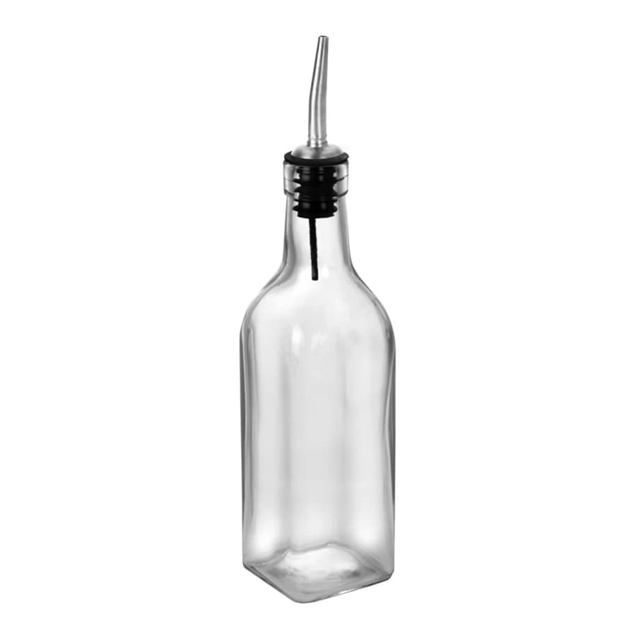 Anchor Hocking 11-oz. Olive Oil and Vinegar Glass Bottle with Stainless Steel Spout: $2.98