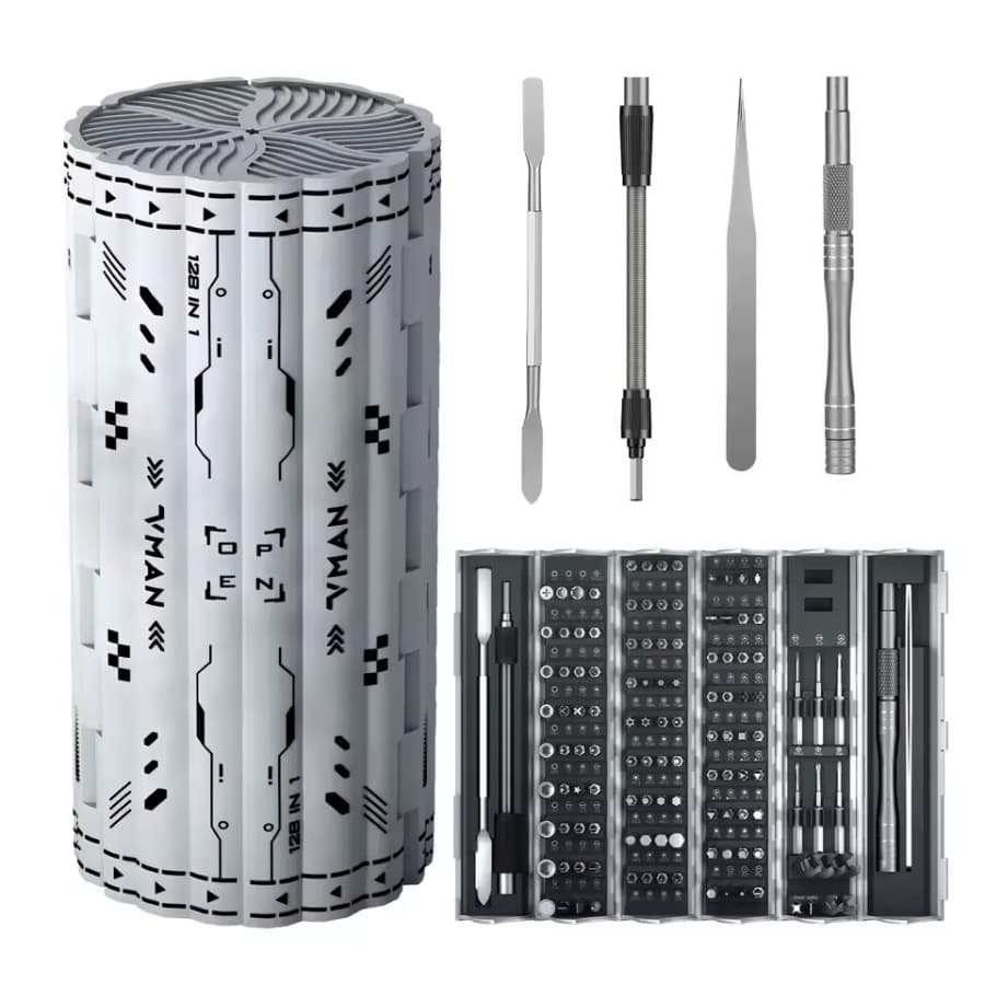 128-in-1 Manual Screwdriver Set: $18.85