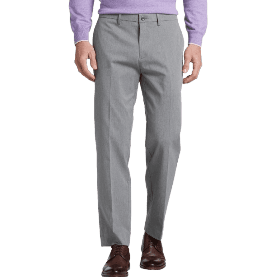Haggar Men's Iron Free Straight Fit Flat Front Pants: $19.99