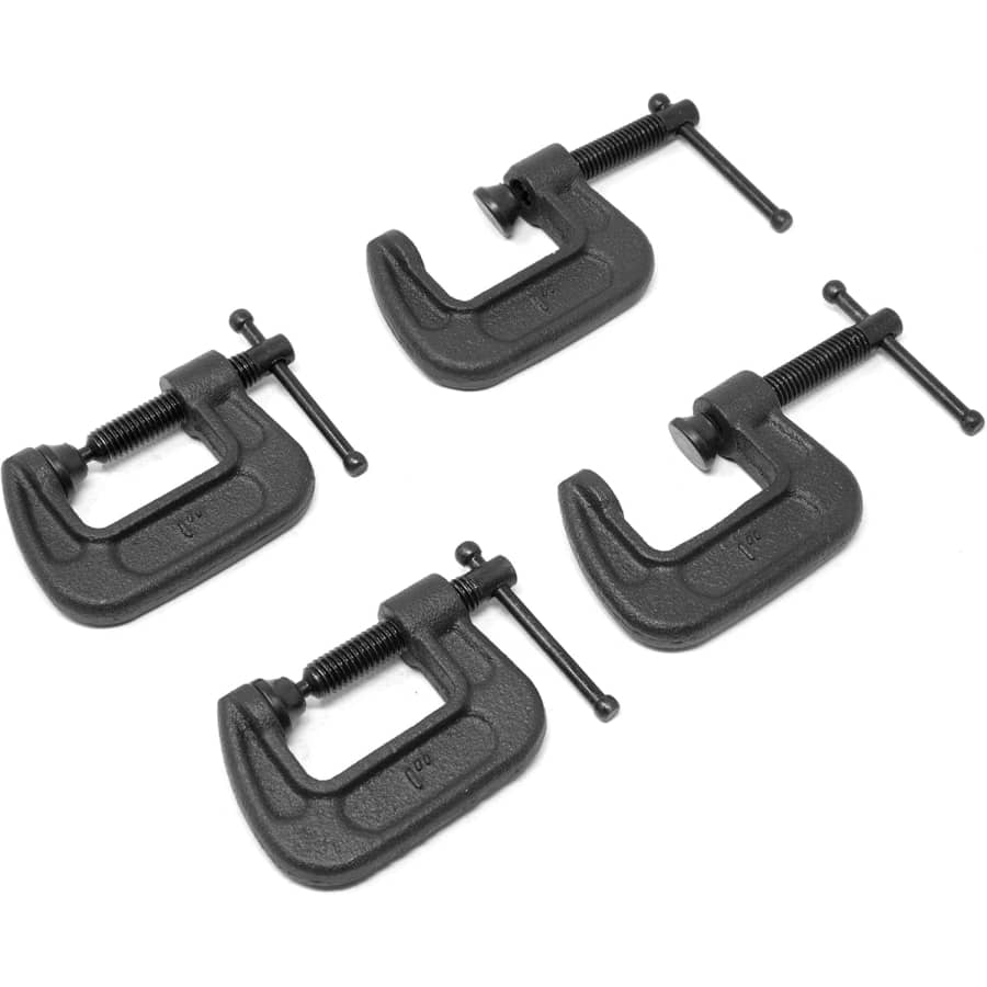 WEN Cast Iron C-Clamps 4-Pack: $6.17