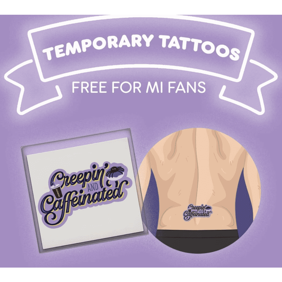 Dunkin Temporary Tattoo: Free w/ purchase for 1st 100 customers Dunkin Temporary Tattoo: Free w/ purchase for 1st 100 customers