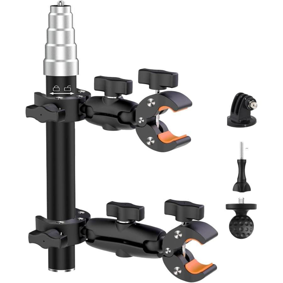 Aluminum Bike Handlebar Mount with 59" Selfie Stick: $27.99 Aluminum Bike Handlebar Mount with 59" Selfie Stick: $27.99