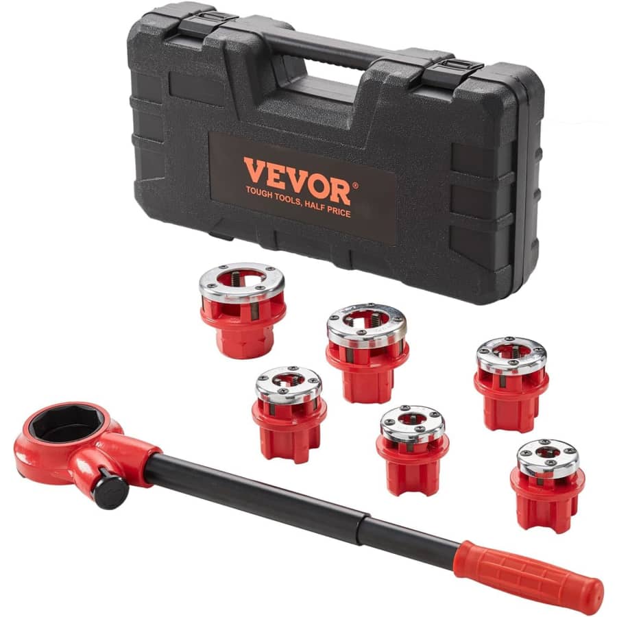 Vevor Ratchet Pipe Threader Kit: $31