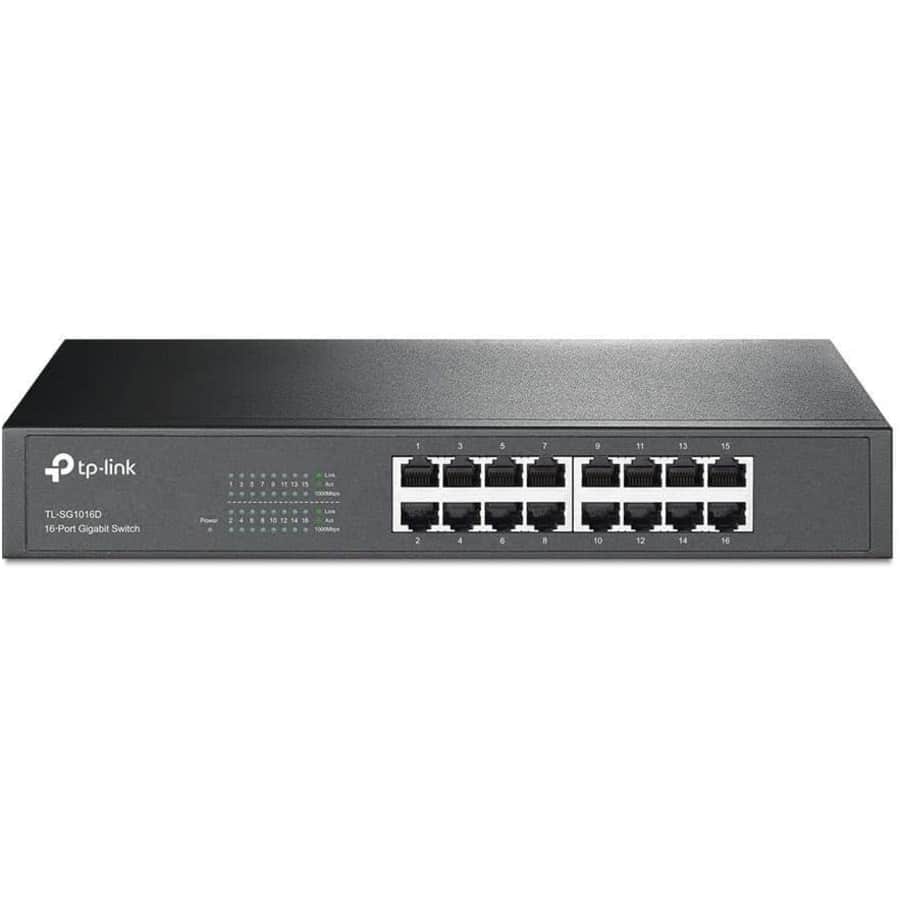 TP-Link 16-Port Gigabit Unmanaged Switch: $40.99