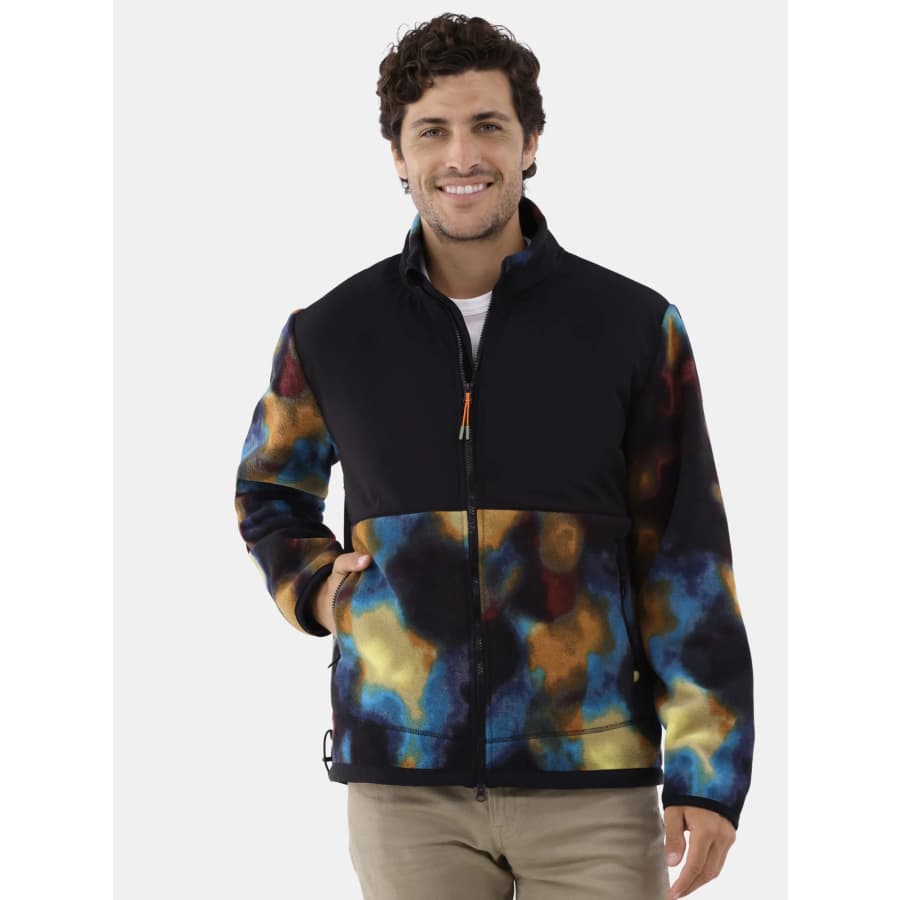 Ozark Trail Men's Mixed Media Fleece Jacket: $7.51