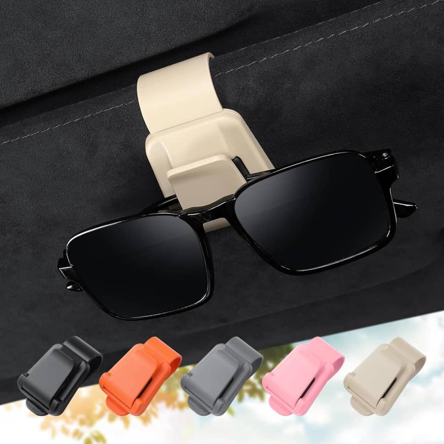 Sunglass Holder for Car Visor 2-Pack: $2.99