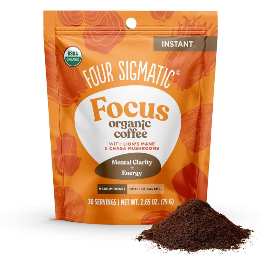 Four Sigmatic Organic Focus Mushroom Coffee 30-Serving Bag: $8.39 via Sub & Save