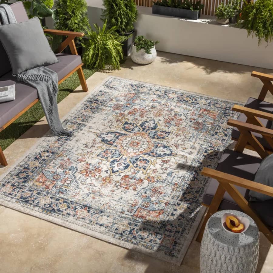 Charlton Home Diogo Oriental Indoor / Outdoor 5'3" x 7' Rug: $49.99 Charlton Home Diogo Oriental Indoor / Outdoor 5'3" x 7' Rug: $49.99