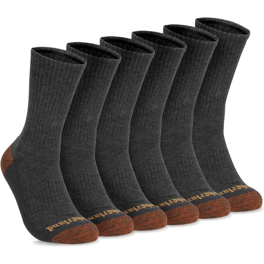 Timberland Men's Comfort Crew Socks 6-Pack: $13