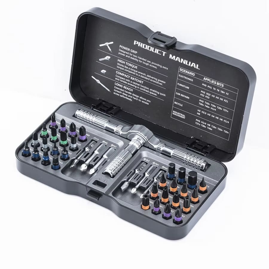 Vman 40-in-1 Magnetic Ratcheting Screwdriver Set: $17.01 Vman 40-in-1 Magnetic Ratcheting Screwdriver Set: $17.01