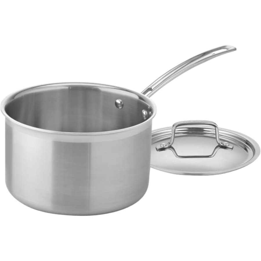Cuisinart 4-Quart Multiclad Pro Triple Ply Saucepan: $54 w/ Prime