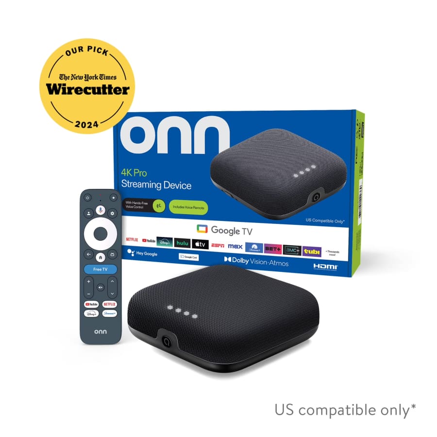 Onn 4K Pro Streaming Device w/ Gemini: $44.73