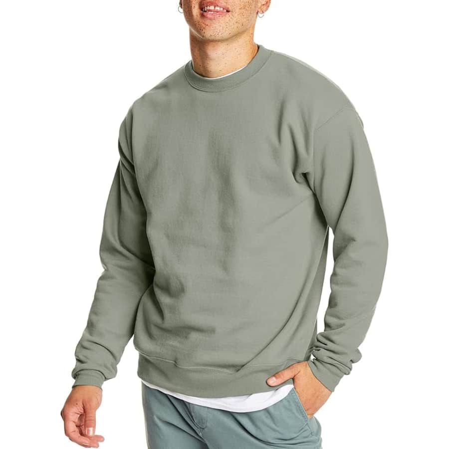 Hanes Men's EcoSmart Sweatshirt: $8