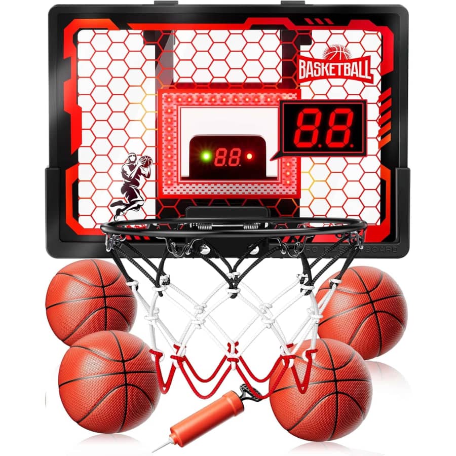 Indoor Basketball Hoop Toy: $35 Indoor Basketball Hoop Toy: $35