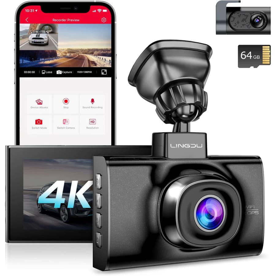 Lingdu LD02 Lite 4K Dash Cam: $34.99 Lingdu LD02 Lite 4K Dash Cam: $34.99