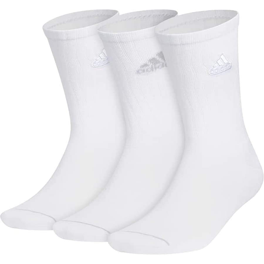 adidas Men's Premium Classic Cushioned Crew Socks 3-Pack: $7.63 via Sub. & Save