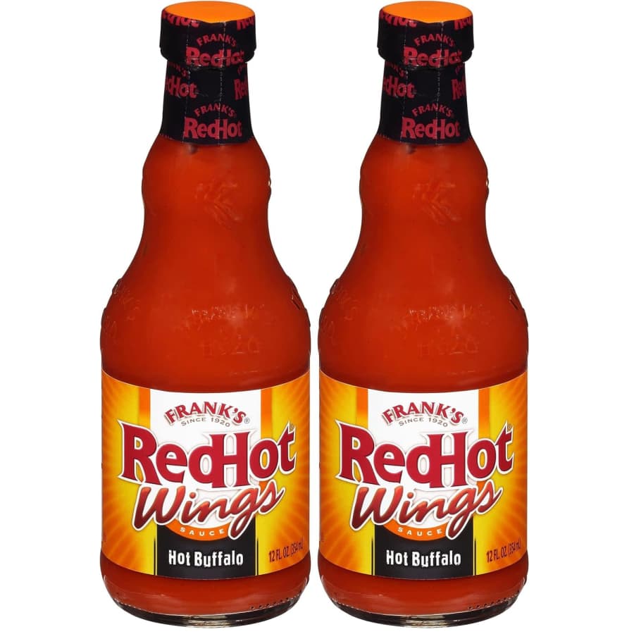 Frank's RedHot Hot Buffalo Wings Sauce 12-oz. Bottle 2-Pack: $4.78
