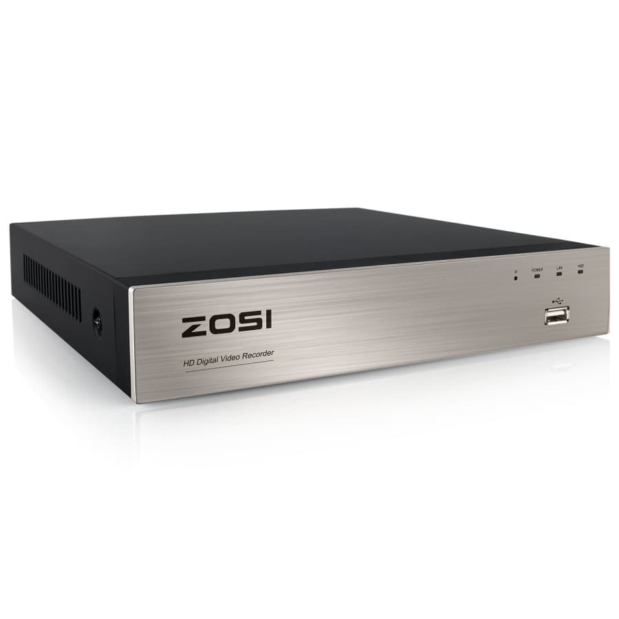 Zosi 8-Channel 1080p H.265+ Security Camera CCTV DVR: $46