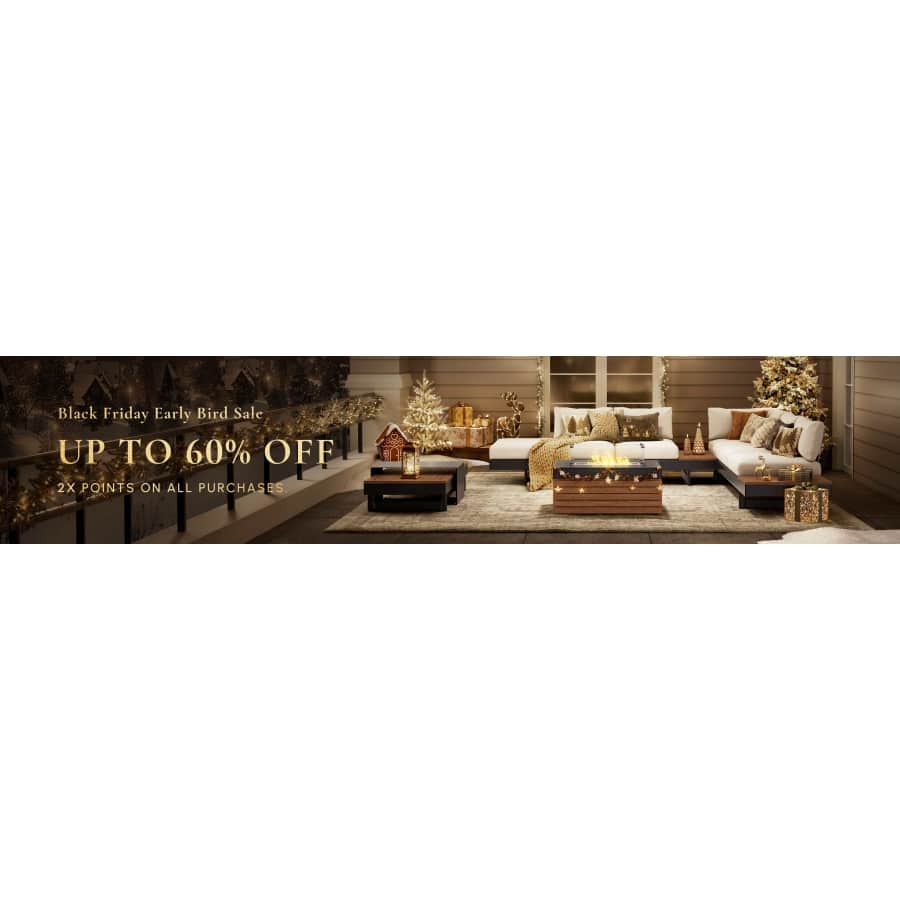 Homary Black Friday Early Bird Sale: Up to 60% Off + Extra 15% Off Homary Black Friday Early Bird Sale: Up to 60% Off + Extra 15% Off